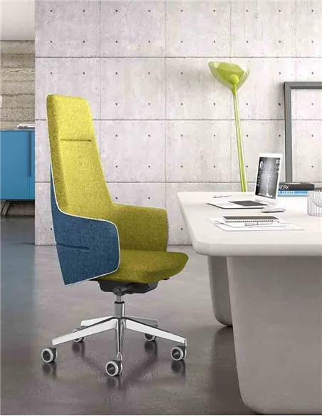 Крісло LEYFORM OPERA 2900 для керівника, тканинне, двокольорове