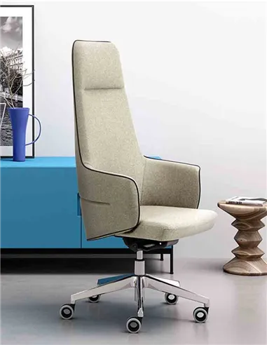 Крісло LEYFORM OPERA 2900 для керівника, тканинне, двокольорове