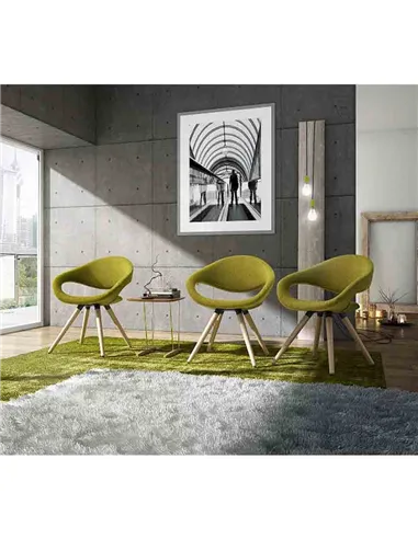 Крісло LEYFORM SAMBA 51511 для відвідувача, тканинне