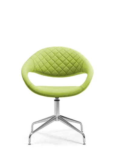 Кресло LEYFORM SAMBA 51500 для посетителя, кожаное