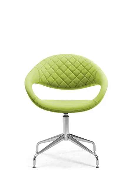 Кресло LEYFORM SAMBA 51500 для посетителя, кожаное