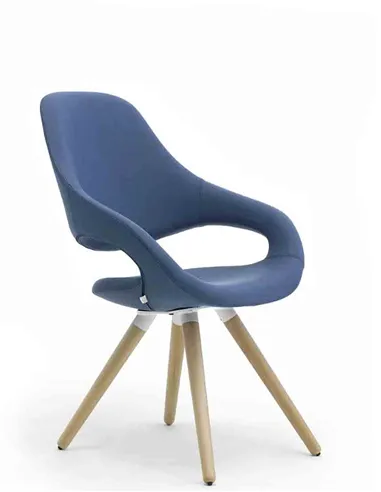 Крісло LEYFORM SAMBA PLUS 51552 для відвідувача, тканинне, із високою спинкою