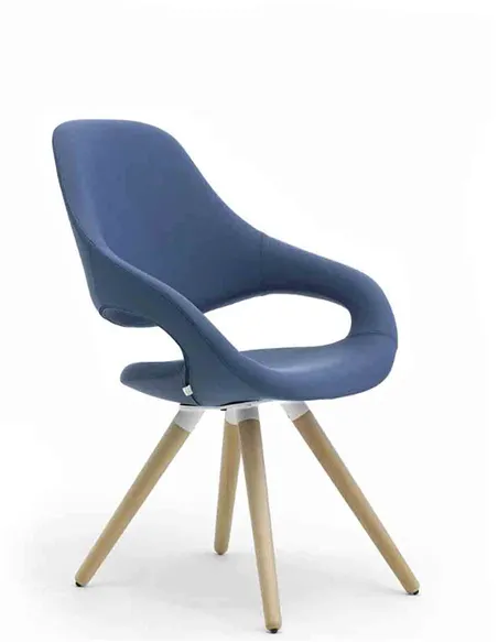 Крісло LEYFORM SAMBA PLUS 51552 для відвідувача, тканинне, із високою спинкою