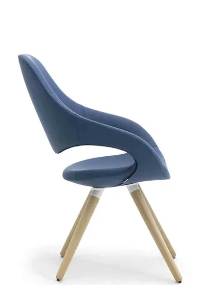 Крісло LEYFORM SAMBA PLUS 51552 для відвідувача, тканинне, із високою спинкою