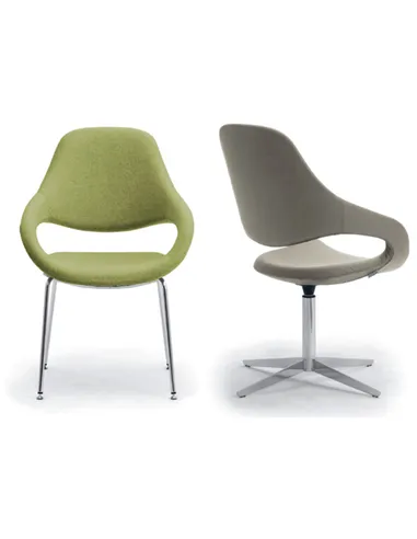 Крісло LEYFORM SAMBA PLUS 51512 для відвідувача, тканинне, із високою спинкою