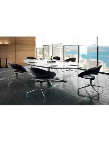 Крісло LEYFORM SAMBA PLUS 51522 для відвідувача, тканинне, із високою спинкою