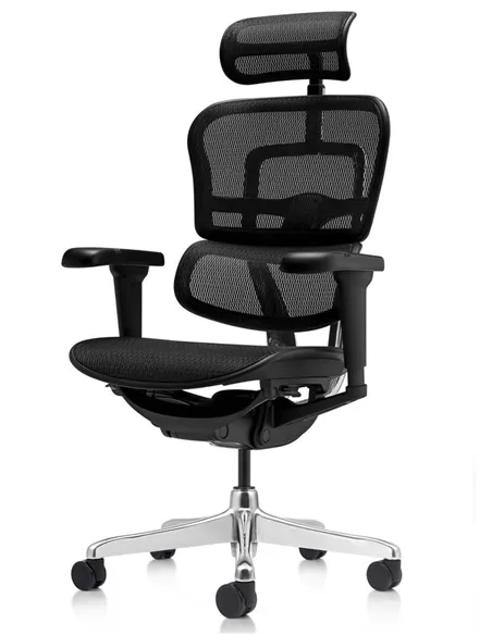Кресло ERGOHUMAN ULTRA (EHU-AB-HAM-4D, сетка T-168-B1 BLACK), эргономичное