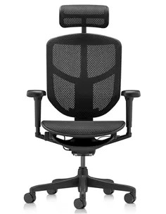 Крісло ENJOY ULTRA (EJU-B-HAM-4D, сітка T-168-B1 BLACK), ергономічне 2