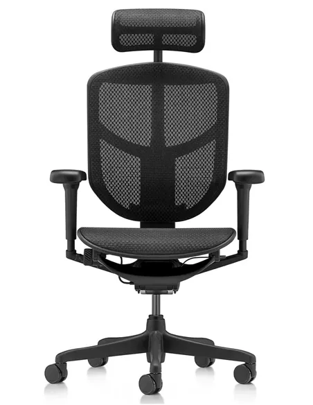 Крісло ENJOY ULTRA (EJU-B-HAM-4D, сітка T-168-B1 BLACK), ергономічне