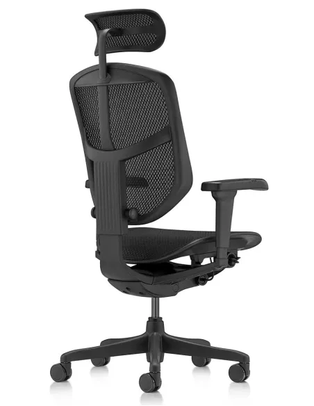 Крісло ENJOY ULTRA (EJU-B-HAM-4D, сітка T-168-B1 BLACK), ергономічне