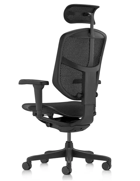 Крісло ENJOY ULTRA (EJU-B-HAM-4D, сітка T-168-B1 BLACK), ергономічне