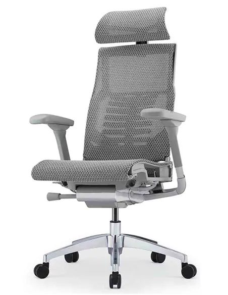 Кресло COMFORT POFIT 2 GREY с анатомической поддержкой