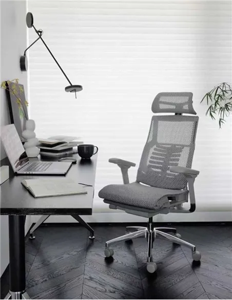 Кресло COMFORT POFIT 2 GREY с анатомической поддержкой