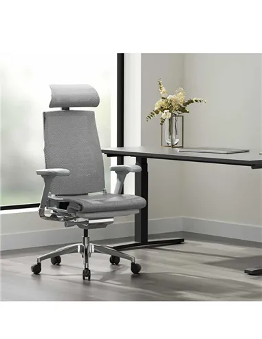 Кресло COMFORT POFIT 2 GREY с анатомической поддержкой