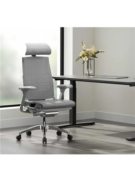 Кресло COMFORT POFIT 2 GREY с анатомической поддержкой