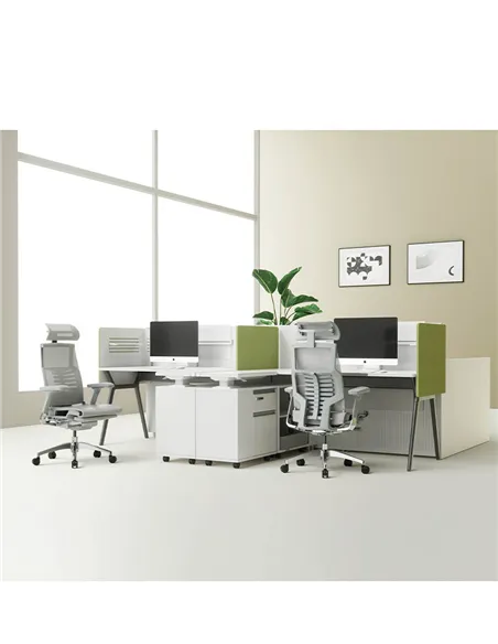 Кресло COMFORT POFIT 2 GREY с анатомической поддержкой