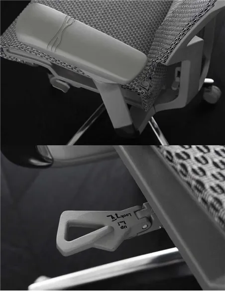 Кресло COMFORT POFIT 2 GREY с анатомической поддержкой