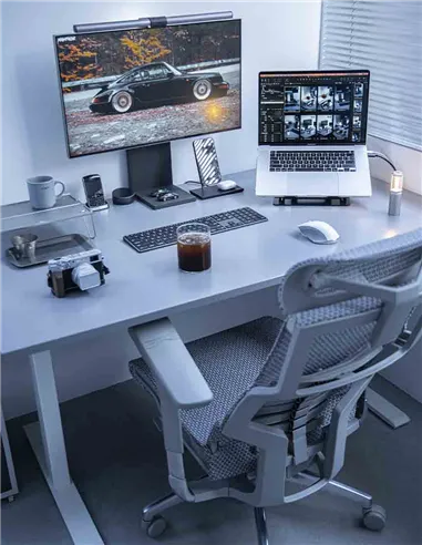 Кресло COMFORT POFIT 2 GREY с анатомической поддержкой