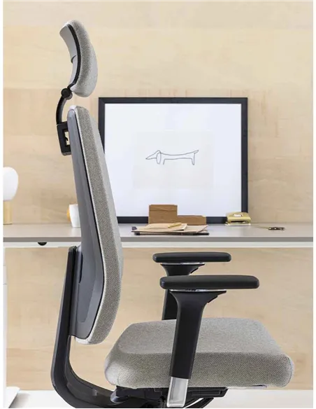 Кресло DAUPHIN INDEED ID 7048 BLACK эргономичное