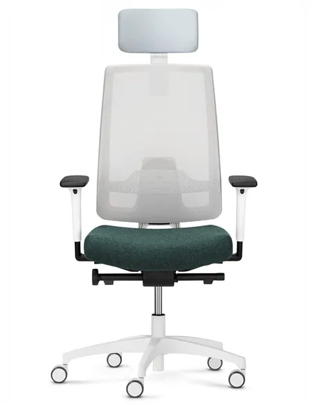Крісло DAUPHIN INDEED ID 7058 WHITE ергономічне