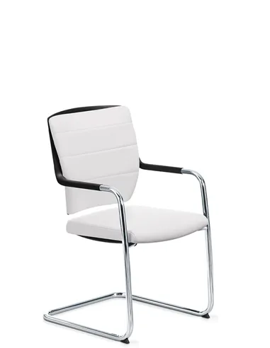 Кресло SEDUS CROSSLINE PRIME CN-283, для посетителя, кожаное