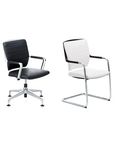 Кресло SEDUS CROSSLINE PRIME CN-283, для посетителя, кожаное