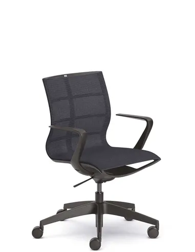 Крісло SEDUS SE:JOY EC-180 (BLACK+M79), з підлокітниками