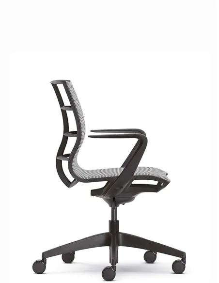Крісло SEDUS SE:JOY EC-180 (BLACK+M78), з підлокітниками