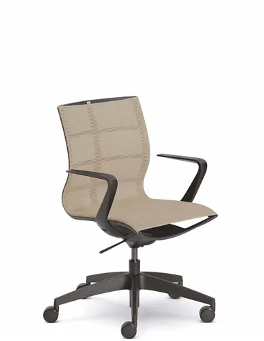 Крісло SEDUS SE:JOY EC-180 (BLACK+M77), з підлокітниками