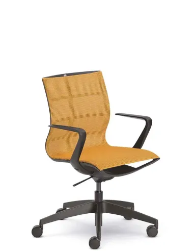 Крісло SEDUS SE:JOY EC-180 (BLACK+M75), з підлокітниками