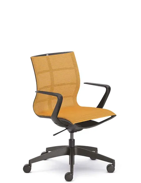 Крісло SEDUS SE:JOY EC-180 (BLACK+M75), з підлокітниками