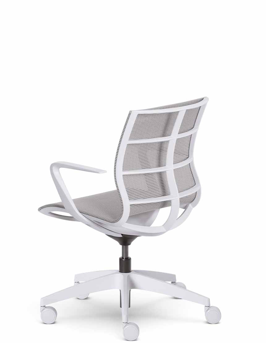 Крісло SEDUS SE:JOY EC-180 (LIGHT GREY+M78), з підлокітниками