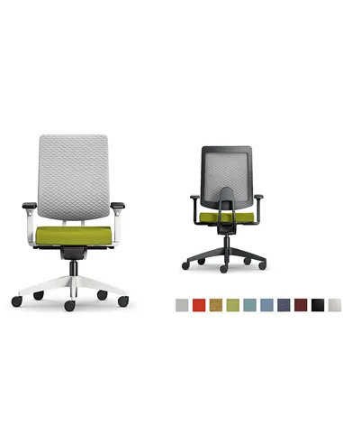 Крісло SEDUS BLACK DOT AIR BD-125, LIGHT GREY