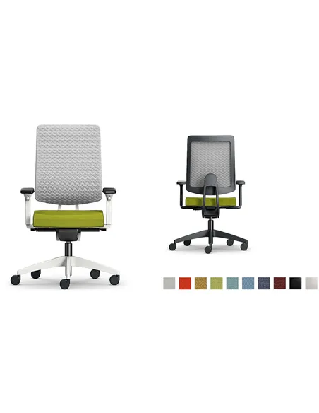 Крісло SEDUS BLACK DOT AIR BD-125, LIGHT GREY
