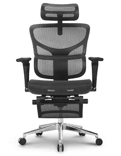 Крісло HOOKAY SAIL 2 BLACK (RSA2M01), ергономічне, з підставкою під ноги 2