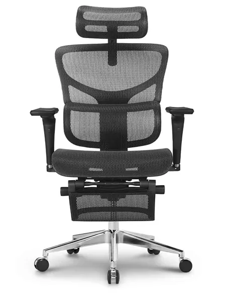 Крісло HOOKAY SAIL 2 BLACK (RSA2M01), ергономічне, з підставкою під ноги