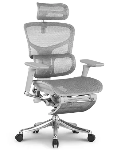 Крісло HOOKAY SAIL 2 GREY (RSA2M01-G), ергономічне, з підставкою для ніг