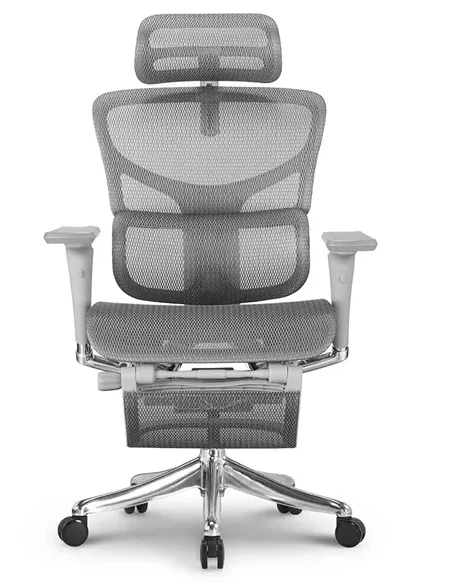 Крісло HOOKAY SAIL 2 GREY (RSA2M01-G), ергономічне, з підставкою для ніг