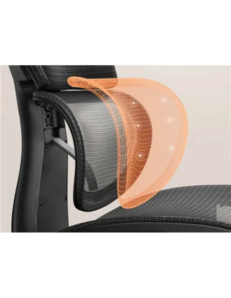 Крісло HOOKAY SHARP BLACK (HSRM01), для керівника, ергономічне