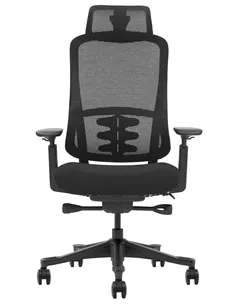 Крісло KRESLALUX S3-BH BLACK, ергономічне 2