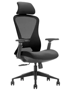 Крісло KRESLALUX K2-BH BLACK, ергономічне