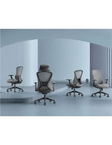 Крісло KRESLALUX K2-GH GREY, ергономічне