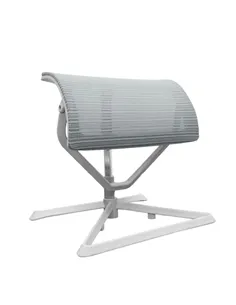 Підставка для ніг COMFORT OTTOMAN GREY з регулюванням висоти, сітчаста