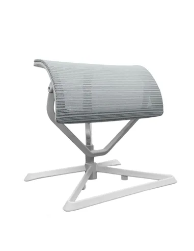 Підставка для ніг COMFORT OTTOMAN GREY з регулюванням висоти, сітчаста