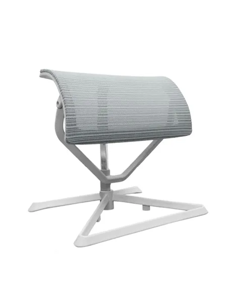 Підставка для ніг COMFORT OTTOMAN GREY з регулюванням висоти, сітчаста