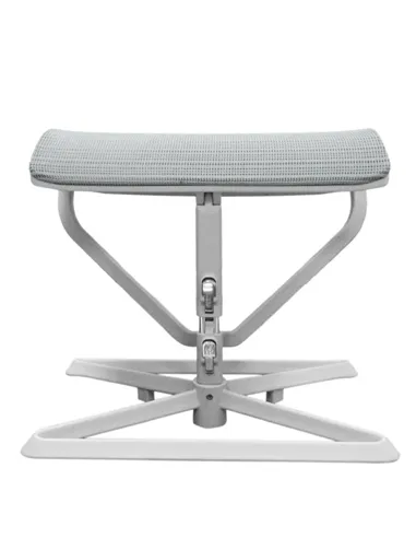 Підставка для ніг COMFORT OTTOMAN GREY з регулюванням висоти, сітчаста