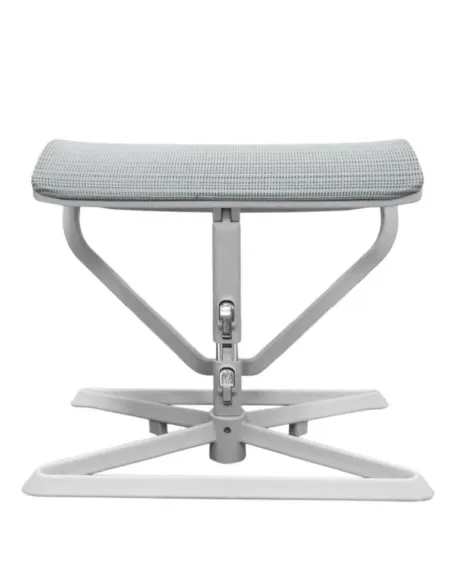Підставка для ніг COMFORT OTTOMAN GREY з регулюванням висоти, сітчаста
