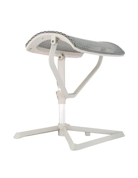 Підставка для ніг COMFORT OTTOMAN GREY з регулюванням висоти, сітчаста