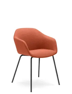 Конференц-кресло LD SEATING RIVA RI-02 BLACK на ножках