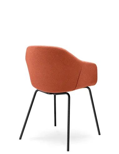 Конференц-крісло LD SEATING RIVA RI-02 BLACK на ніжках